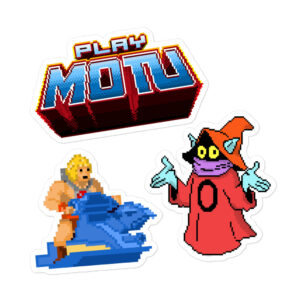 PlayMOTU Sticker Pack – Arcade Drop